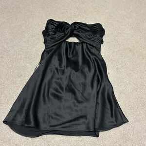 Princess Polly Black Strapless Dress